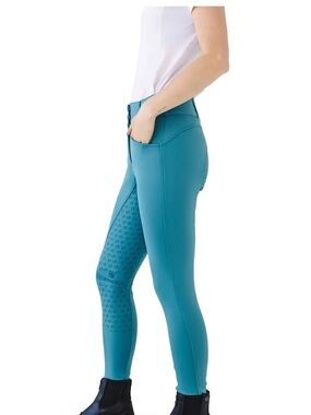 Romfh Women's Evelyn 3 Button Full Grip Breeches - Lagoon